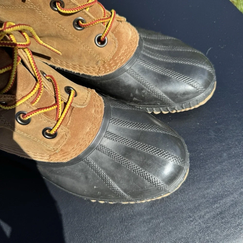 Sorel Cheyanne II Leather Duck Boots‎ Men Size 7 Brown Lace NY1891-286 Gorpcore